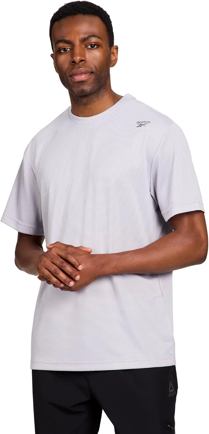 image:imageReebok Poseidon Mens Performance TShirtSleet Heather