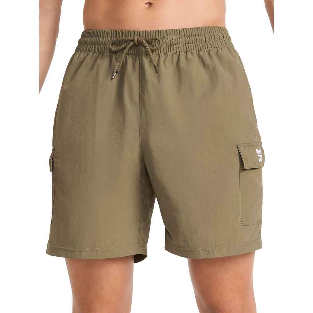 image:imageReebok Apparel Mens Ri Utility Woven Cargo Short BlackArmy Green
