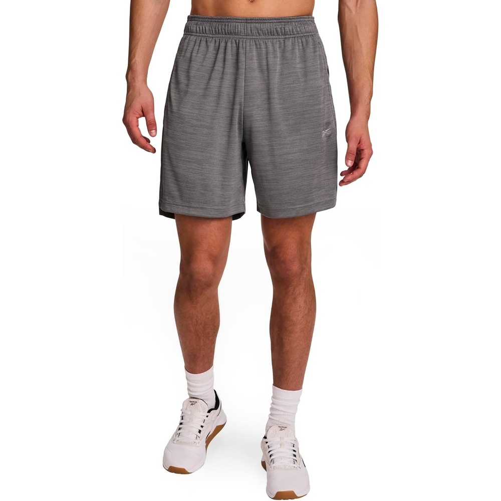 image:imageReebok Mens Distance 7 ShortGrey Heather