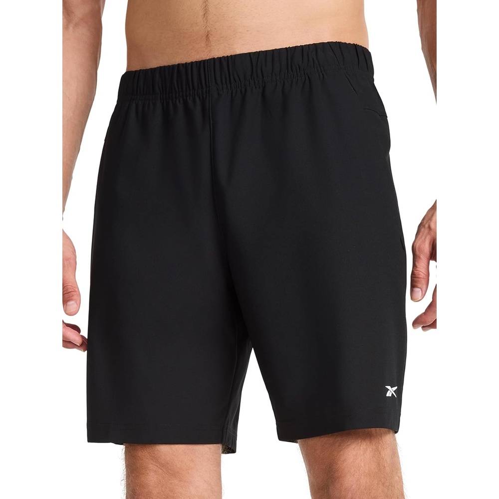 image:imageReebok Mens Jumpstart 8 Short Standard Fit Lightweight Poly FabricBlack