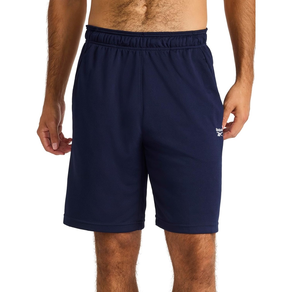 image:imageReebok Mens Point Guard 9 Short Standard Fit Lightweight Breathable Mesh FabricVector Navy