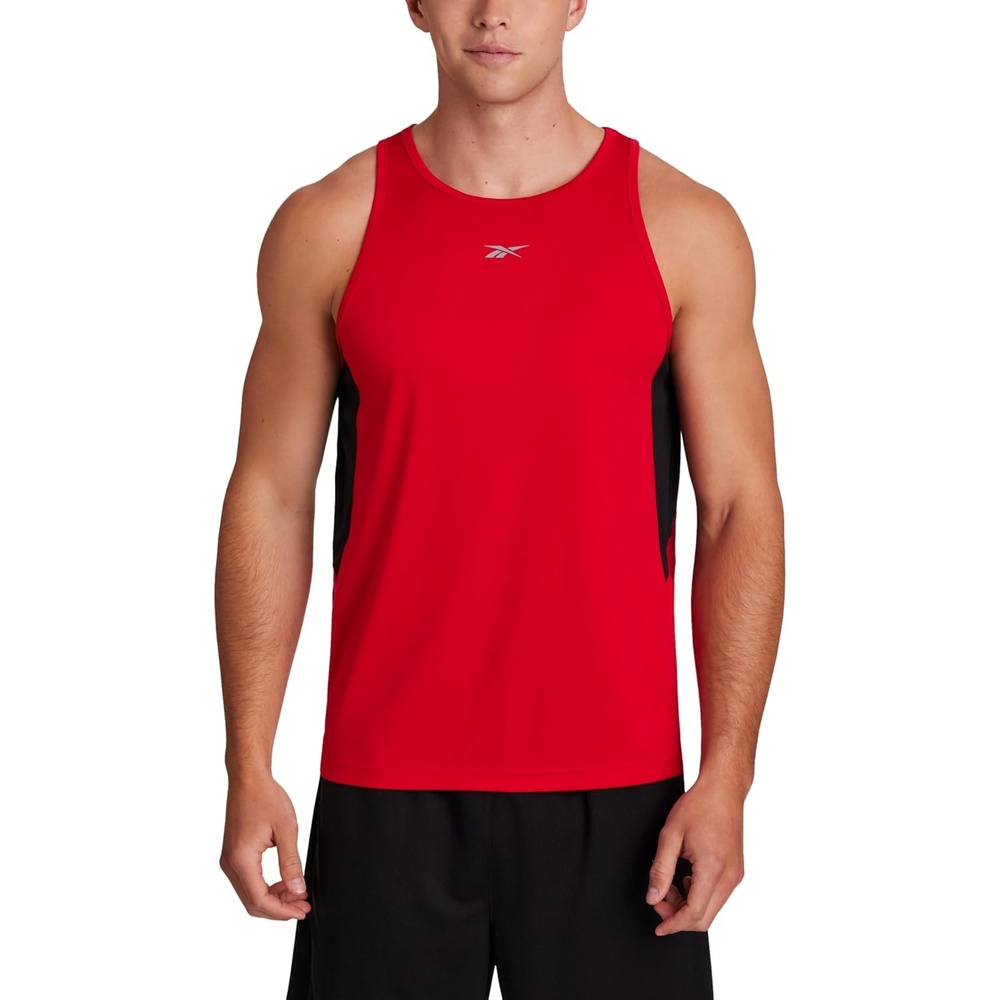 image:imageReebok Mens Sleeveless Muscle Tank SingletRed