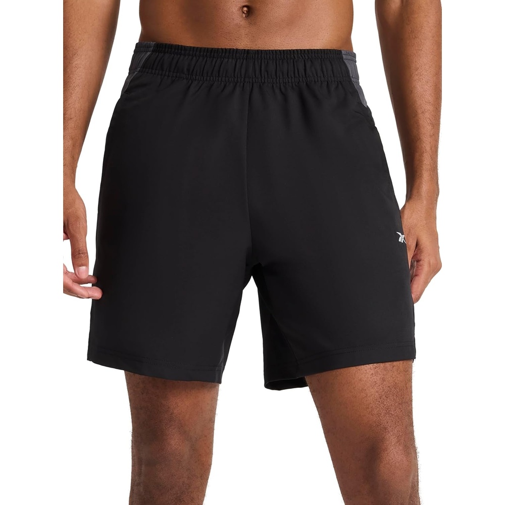 image:imageReebok Mens Warm Up Training 7 ShortBlackEbony