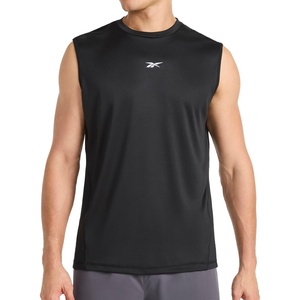Reebok Mens Sleeveless Muscle Tank Singlet(Black – Complete Muscle)