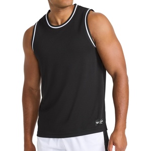 Reebok Mens Sleeveless Muscle Tank Singlet(Black – Rise)