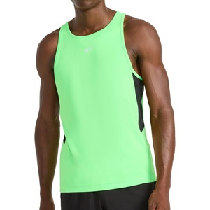 Reebok Mens Sleeveless Muscle Tank Singlet(Solar Lime)